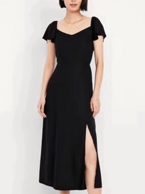 old navy women's fit & flare eyelet midi dress Fit & Flare Eyelet Midi Dress